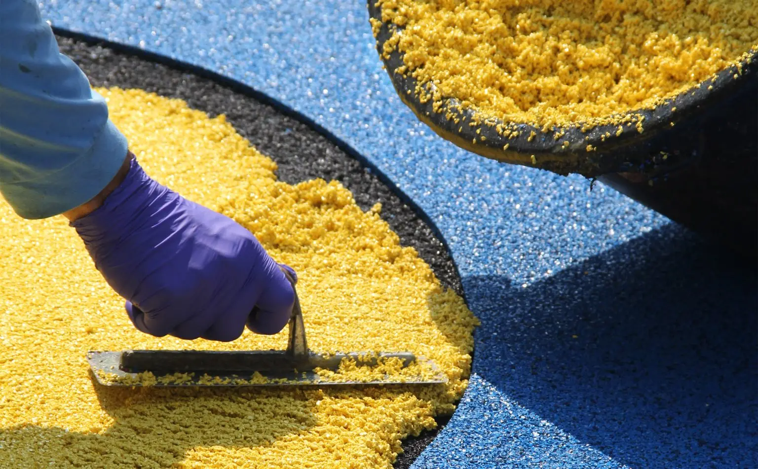 Piso EPDM - Imagem de aplicação
